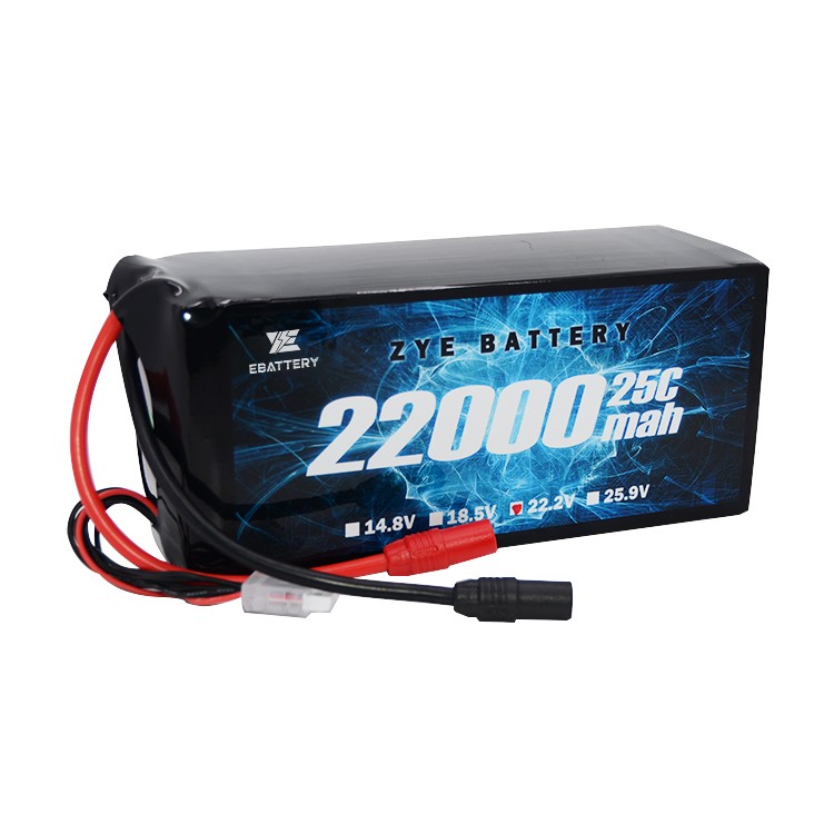 6S 22.2V Lipo 배터리 팩