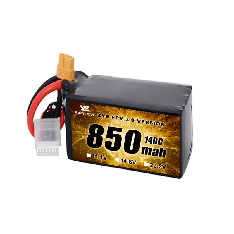 소형 850mah 1100mah 1300mah 1500mah FPV Lipo 배터리